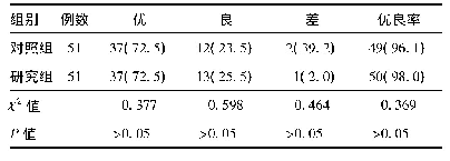 表2 镇痛效果对比[例(%)]