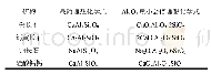 表4 准东飞灰热处理中新生铝硅酸盐矿物的成分对比