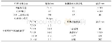 表3 外围子孔径检测系统及相关光学元件的参数