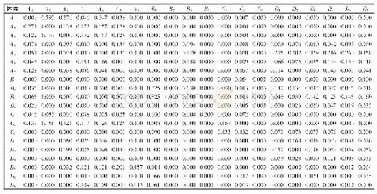 表5 加权超矩阵：大面积航班延误下的机场安全风险评价