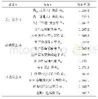 表4 煤矿安全评价指标权重