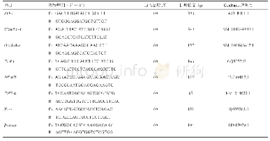 表1 基因的引物序列：以LPS构建IPEC1细胞损伤模型及相关指标的测定