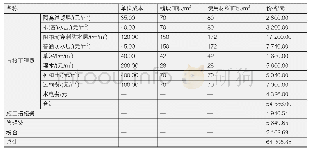 表5 Joy Garden建设成本估算表