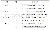 表1 引物序列：miR-138介导ERK和AKT对NSCLC细胞株A549增殖和迁移的作用机制研究