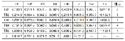 表4 收集过程障碍下的二级制衡要素总关系矩阵（T)