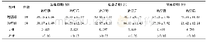 《表3 两组SF-36量表评分比较(±s)》