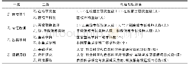 《表2 研究型大学财务资源使用者指标体系》