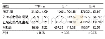 《表3 4组大鼠血清TNF-α、IL-1、IL-6水平的比较 (pg/ml)》