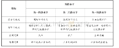 《表1 特征水平指标发展举例》