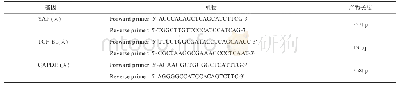 《表1 YAP、TGF-β1及GAPDH引物表》