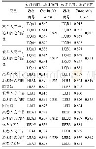 《表5 矛盾性追评量表的内部一致性信度》