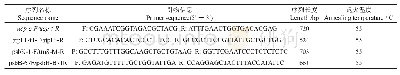 《表2 4个叶绿体非编码区片段引物信息》