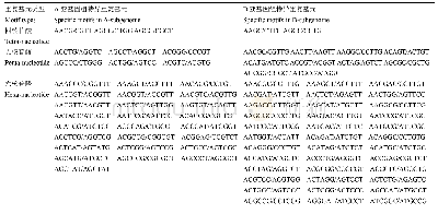 《表4 A.monticola A、B亚基因组特异性重复基元类型》