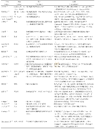 表3 中药单体抗乳腺癌的作用及机制研究