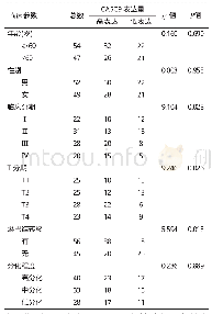 表5 口腔鳞癌患者各临床病理参数及与lncRNA CASC9表达的关系