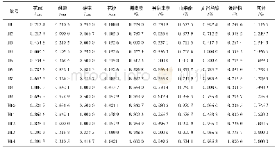 《表3 决策矩阵归一化分析》