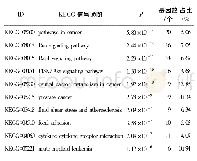 《表3 黄芪-莪术抗大肠癌潜在靶点的重要通路》