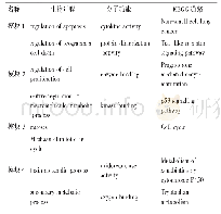 表2 各模块主要的生物过程、分子功能、KEGG通路分析结果